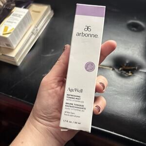 Arbonne AgeWell Refreshing Toning Mist Vitamin B3 1.7oz NEW in Box